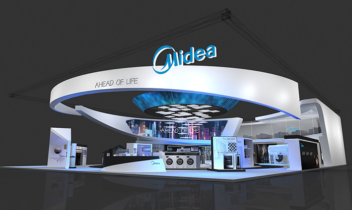 美的展臺設(shè)計(jì)方案